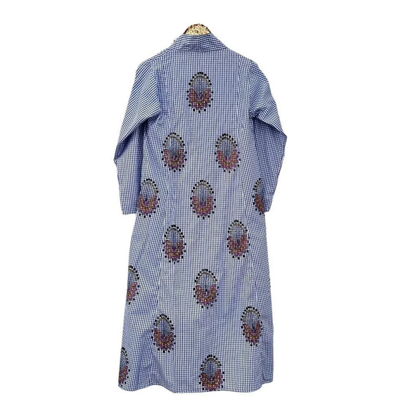 Cotton Hand Block Print Floral Dress - Picture 11 of 13